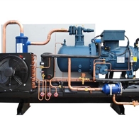 半封閉中溫螺桿冷凝機(jī)組